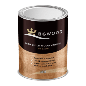 BG Wood Varnish - Satin - Oil Based 1 Litre
