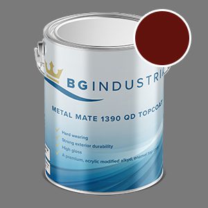 BG Industrial Metal Mate 1390 QD Top Coat Colourbond Manor Red Gloss- 4 Litre