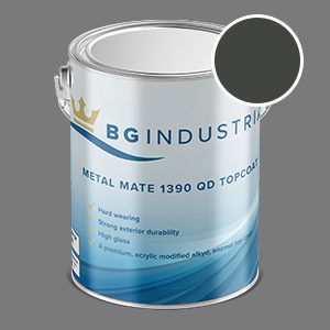 BG Industrial Metal Mate 1390 QD Top Coat Colourbond Woodland Grey Gloss- 4 Litre