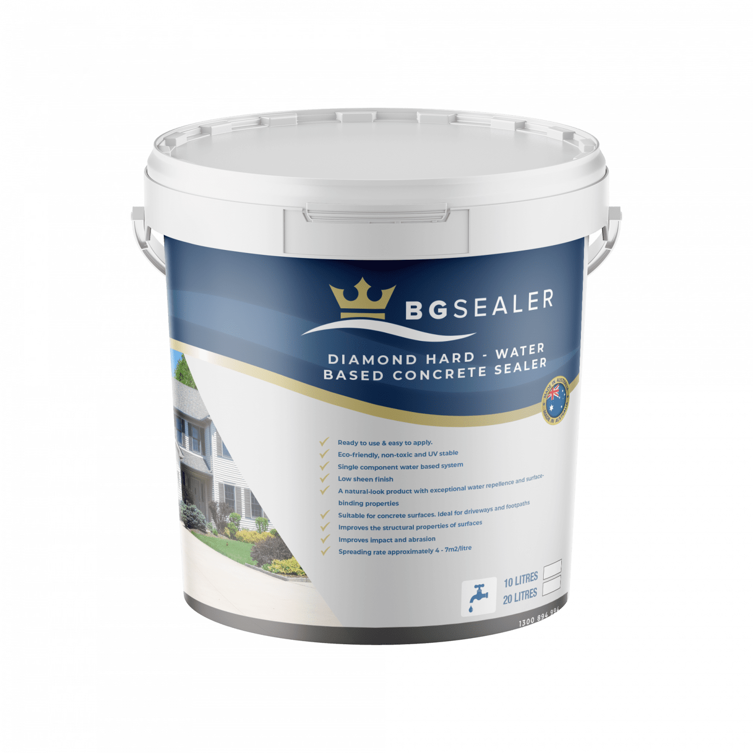 BG Diamond Hard Water Based Concrete Sealer exterior& interior