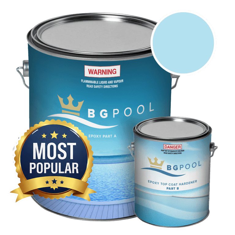 bg pool epoxy pool paint - sky blue