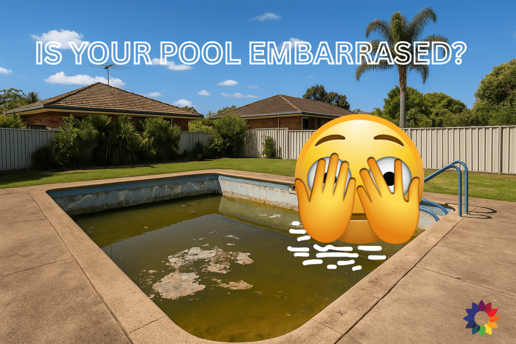 IS YOUR POOL EMBARRASED