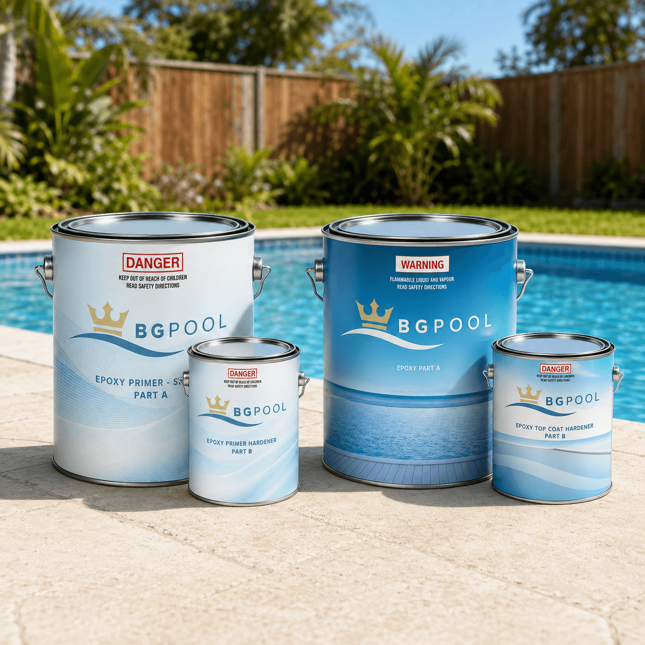 BG Pool Epoxy Paint and Primer System