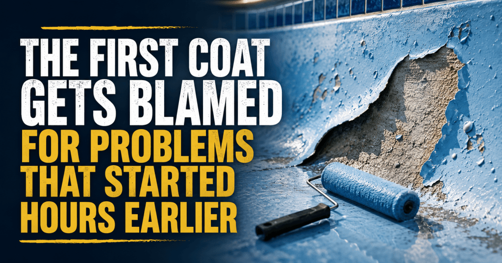Epoxy Pool Paint Preparation: Avoid Adhesion Failure