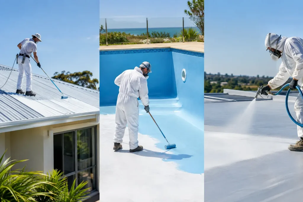 Paint Supplies Malaga for Walls, Roofs and Pools